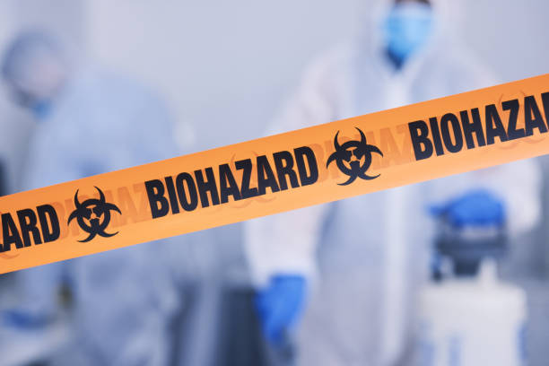Professional Biohazard Cleanup technician working in Mclean, NE